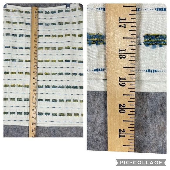 NWT Loft Cotton Blend Boucle Tweed Accents Shift Mini A-Line Pencil Skirt  Sz 12 - Picture 8 of 9